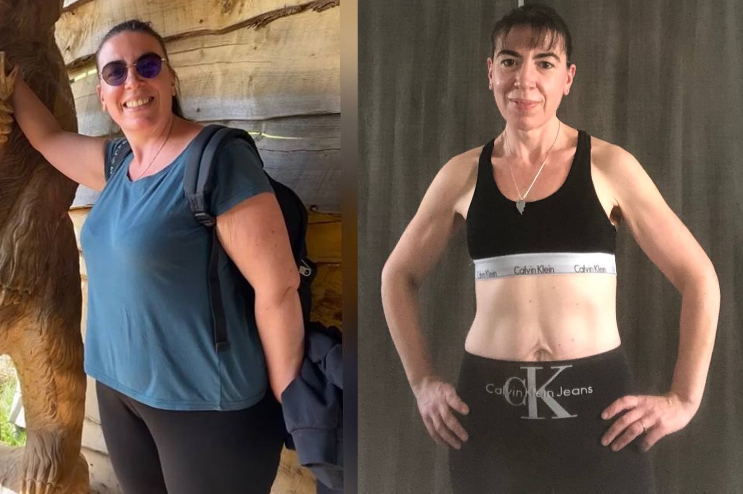 Transformation avant et après de Candy, qui a perdu 24 kg
